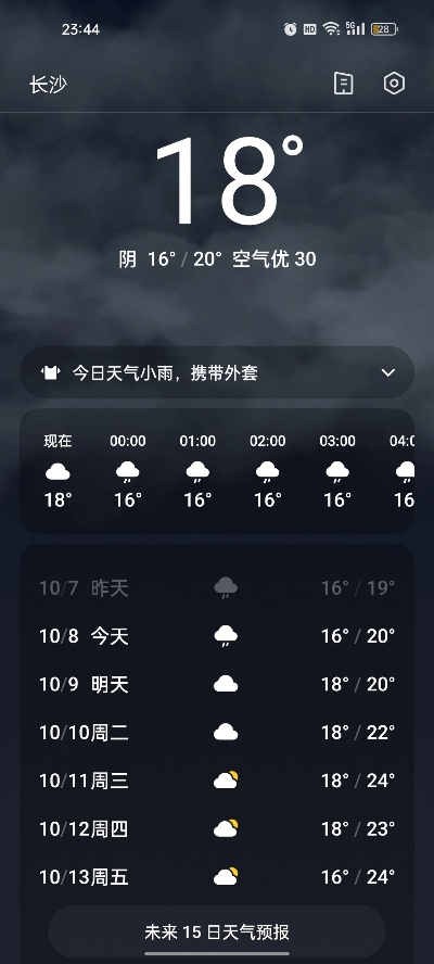 长沙15度天气穿什么衣服（长沙十五天温度）