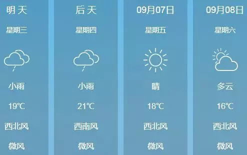 这几天天气