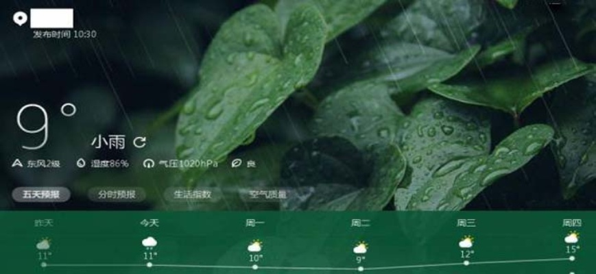 那一场精确到几点几分下雨的天气预报